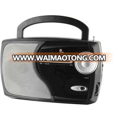 Portable AM/FM/WB 2 Band Radio With Speaker With Weather Band