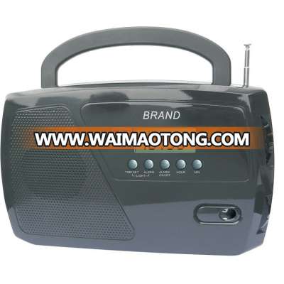 AM FM Portable Radio with handles and digital read out